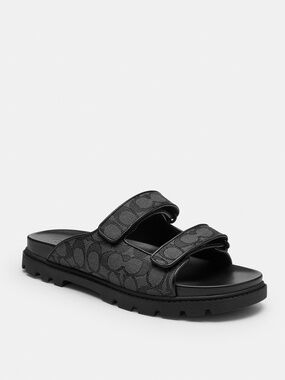Coach Pride Sport Strap Sandals Limited Edition Mens Size 11 Coach | Shoes | Coach Pride Rainbow Signature C Sport  main image 3